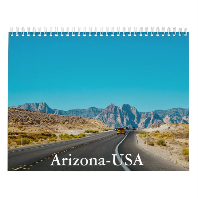Calendário Arizona-EUA (Capa)