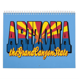 Calendário Arizona o Estado do Grand Canyon