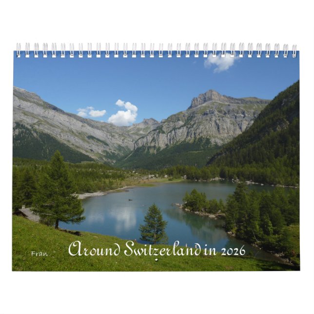 Calendário around Switzerland in 2026 (Capa)