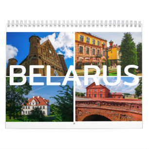 Calendário Arquitetura da Bielorrússia - Paisagem de Minsk Br