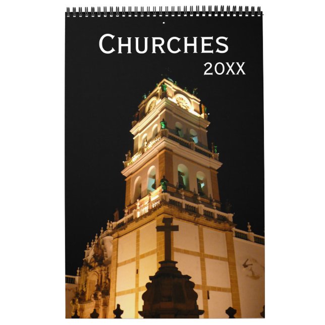 Calendário arquitetura de igrejas (Capa)