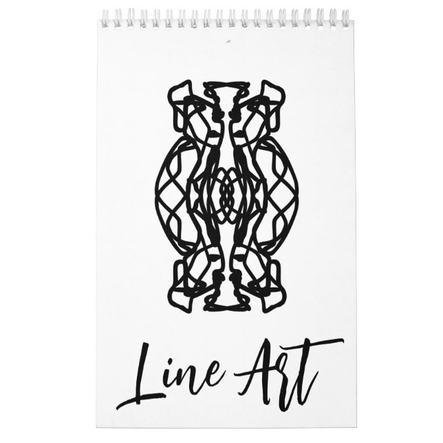 Calendário art line calendar (Capa)