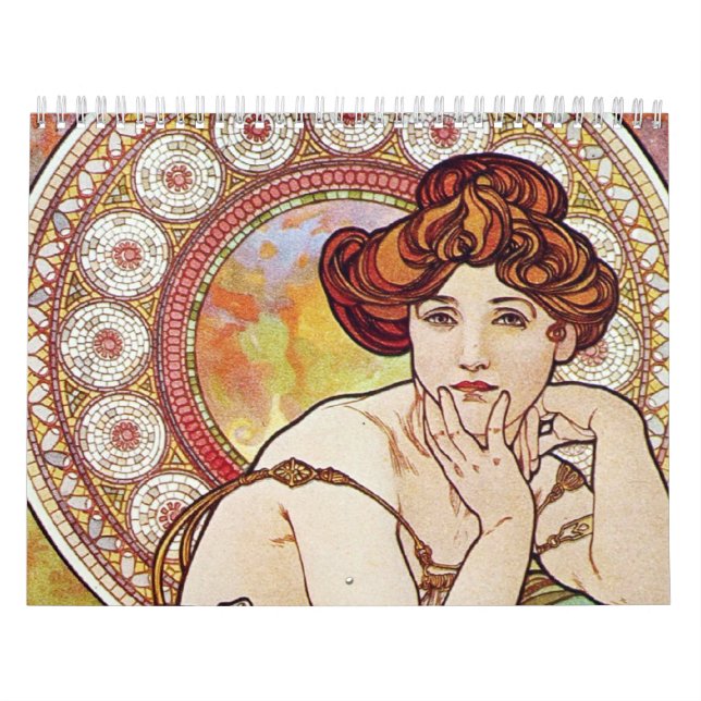 Calendário Art Nouveau (Capa)