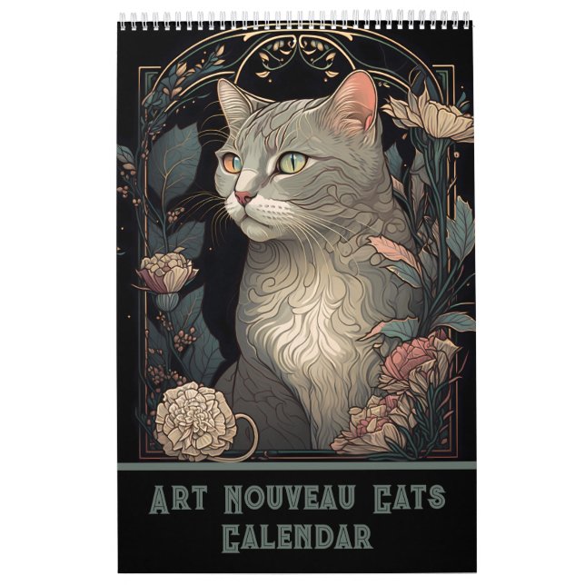 Calendário Art Nouveau Cats I (Capa)