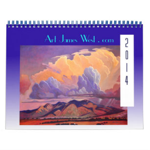 Calendário Art West 2014 Calendar! Nuvens e Estradas Fantásti