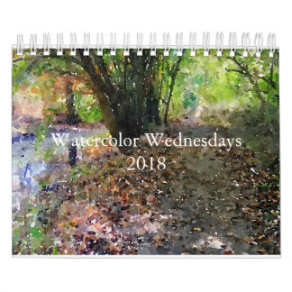Calendário artanon #WatercolorWednesday