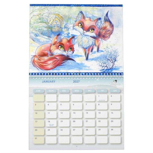 Calendário Arte 2012 do Anime (Jan 2027)