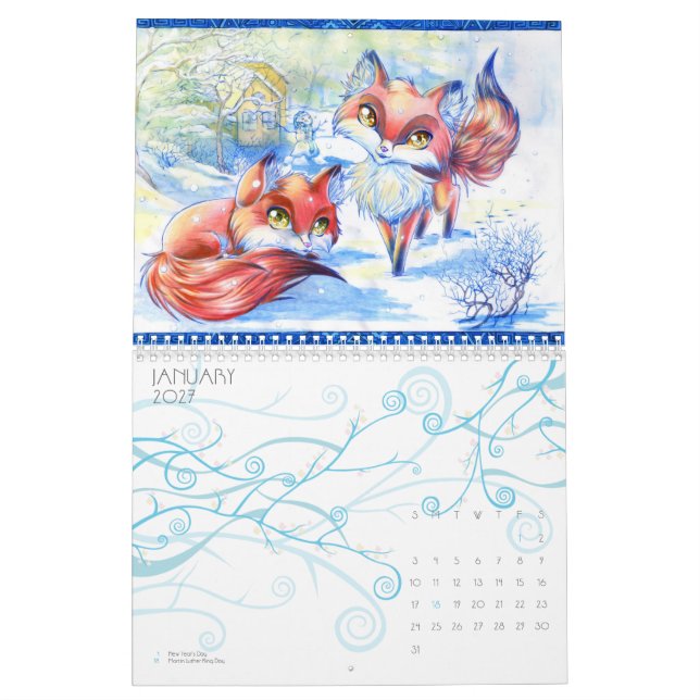 Calendário Arte 2014 do Anime (Jan 2027)