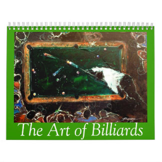 Calendário Arte 2015 dos bilhar