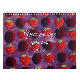 Calendário Arte Alimentar de 2020 por Julie Nicholls