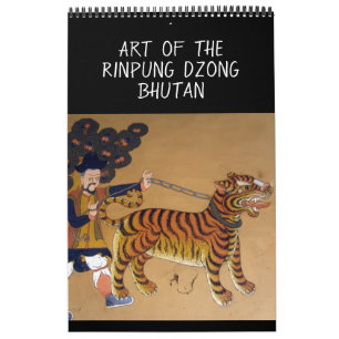 Calendário arte bhutan rinpung