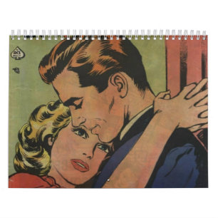 Calendário Arte cómica da época dourada - todos os romances