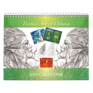 Calendário Arte da fantasia de Octavia 2013