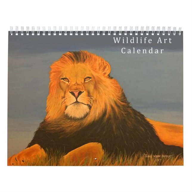 Calendário Arte da Vida Selvagem (Capa)