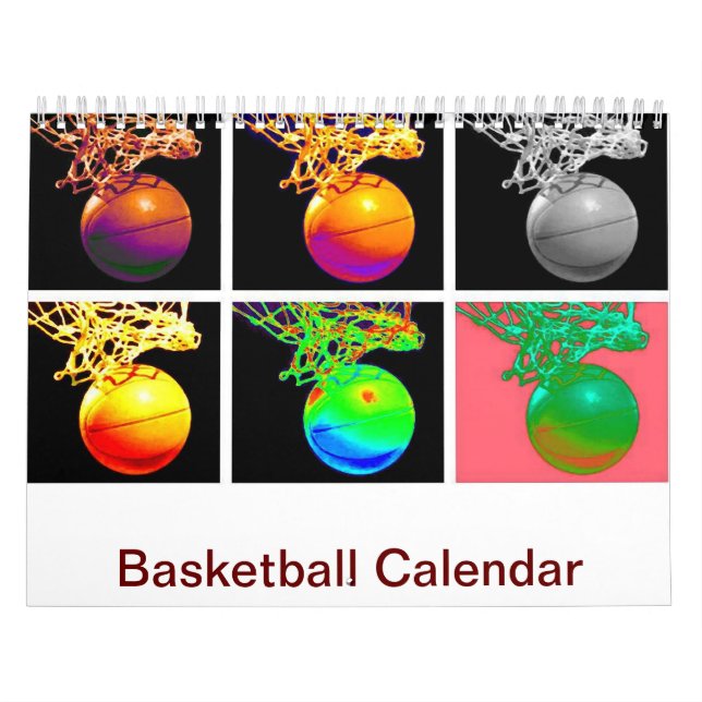 Calendário Arte de Basquete (Capa)