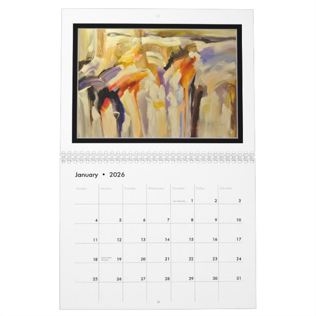 Calendário Arte de Jacek Jung (Jan 2026)