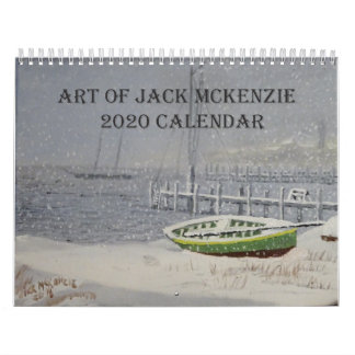 Calendário Arte de Jack Mckenzie Calendar 2020