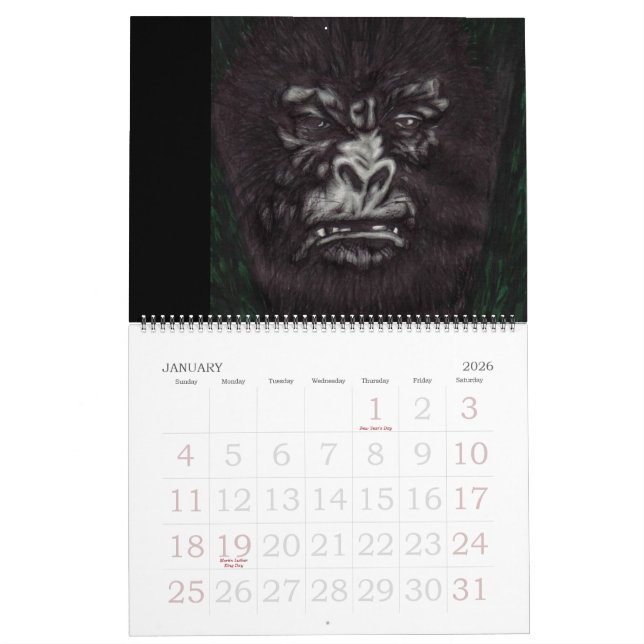 Calendário Arte de Magnus (Jan 2026)