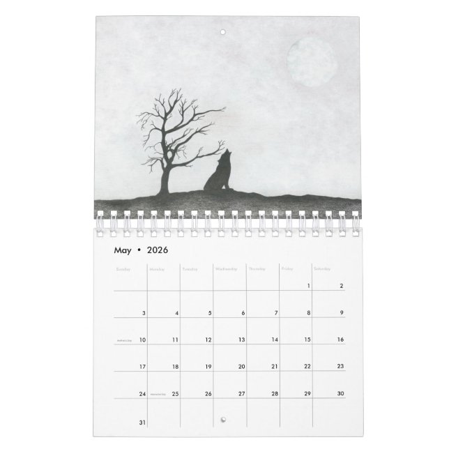 Calendário Arte de Miranda Sue Hartmann (Maio 2026)