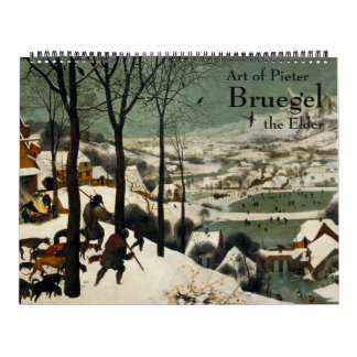 Calendário Arte de Pieter Bruegel, o Velho