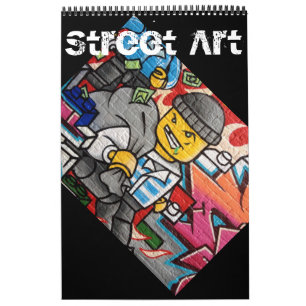 Calendário arte de rua 2026