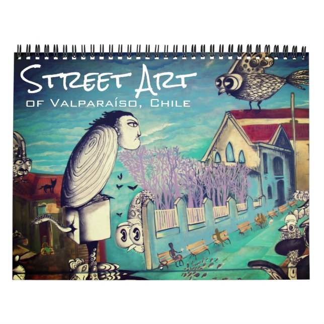 Calendário arte de rua valparaíso 2025 (Capa)