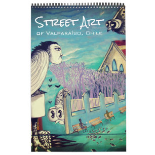 Calendário arte de rua valparaíso 2026