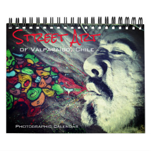 Calendário arte de rua valparaíso 2026 pequena