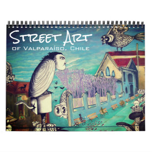 Calendário arte de rua valparaíso 2027