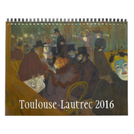 Calendário Arte de Toulouse-Lautrec