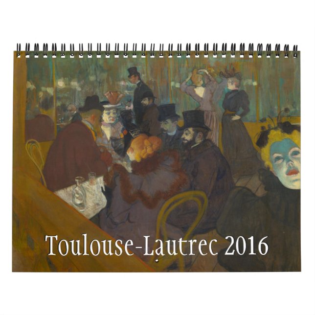 Calendário Arte de Toulouse-Lautrec (Capa)
