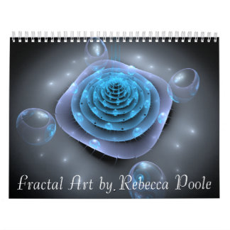 Calendário Arte do Fractal por Rebecca Poole