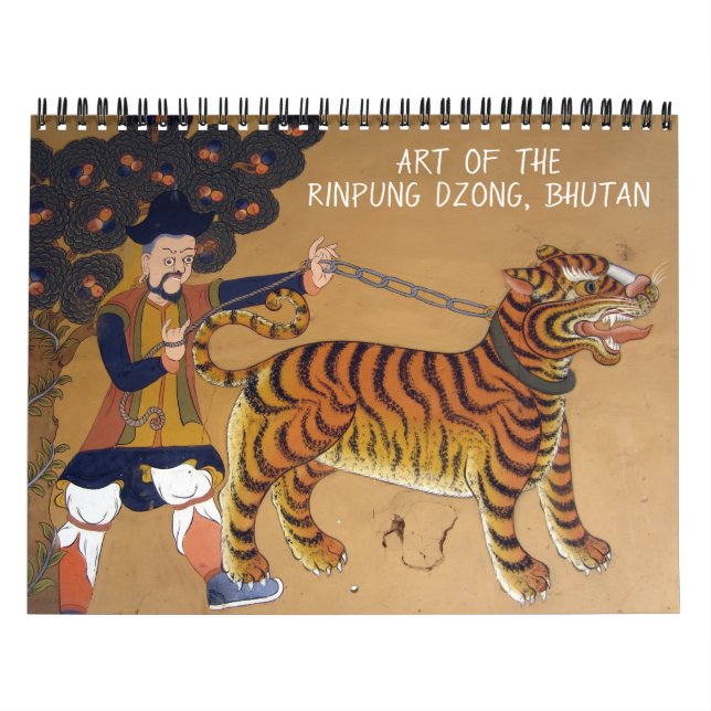 Calendário arte dzong butanesa (Capa)