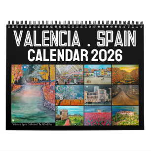 Calendário Arte Espanha de Valencia por Alfred Fox