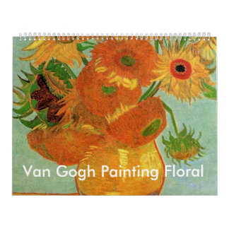 Calendário Arte floral de Van Gogh