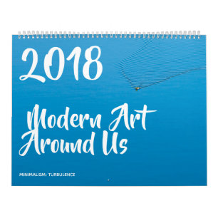 Calendário Arte moderna à nossa volta divertida personalizáve