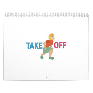 Calendário Arte Nariz De Avião Desliga Presente De Garota