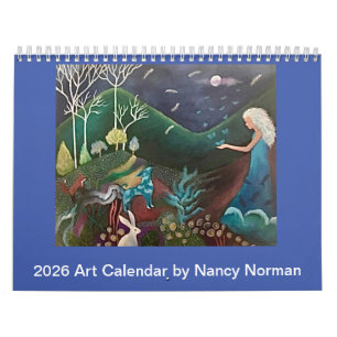 Calendário Arte original de Nancy Norman