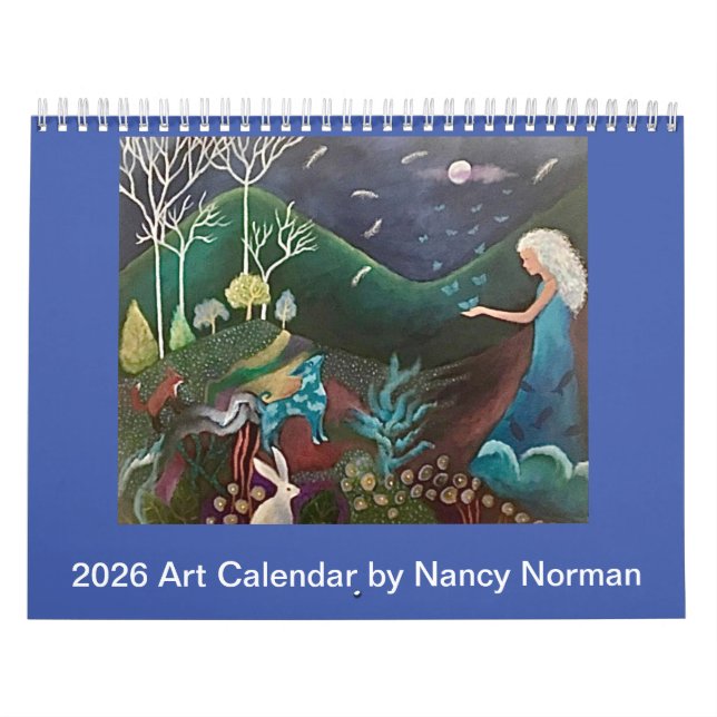 Calendário Arte original de Nancy Norman (Capa)