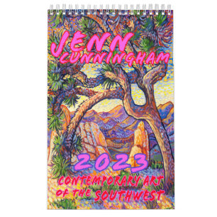 calendário artístico de jenn cunningham 2023