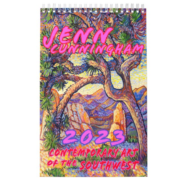 calendário artístico de jenn cunningham 2023 (Capa)