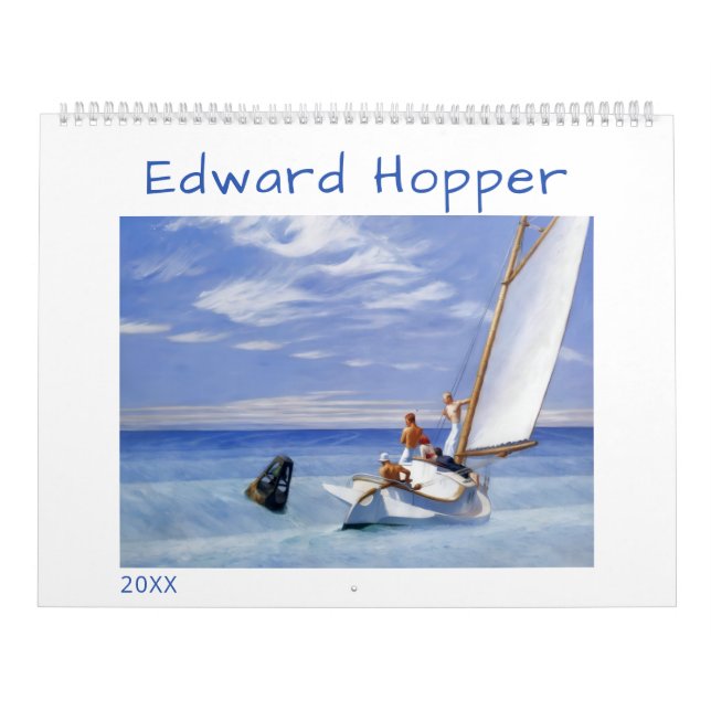 Calendário Artístico de Parede Edward Hopper (Capa)