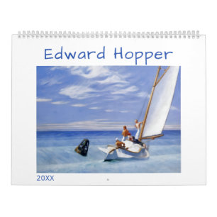 Calendário Artístico de Parede Edward Hopper