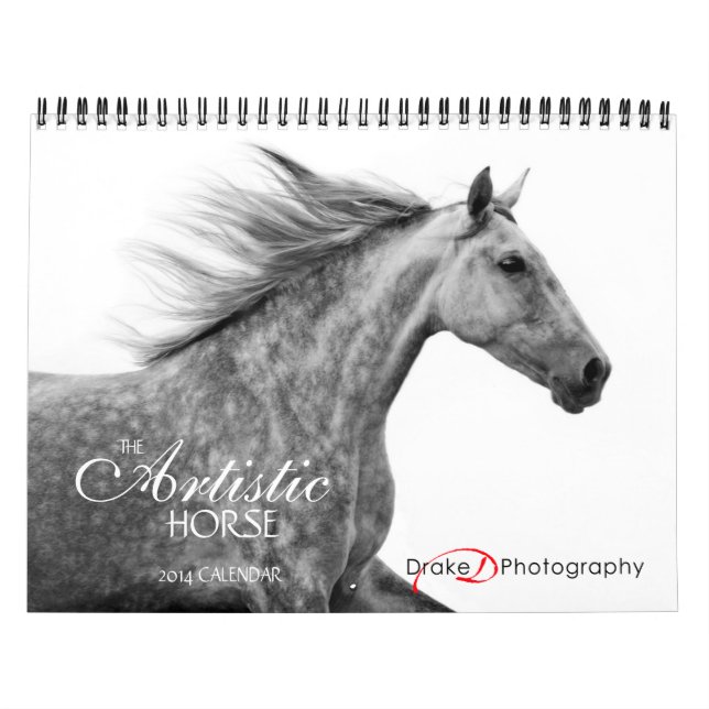 Calendário Artístico dos Cavalos de 2014 (Capa)