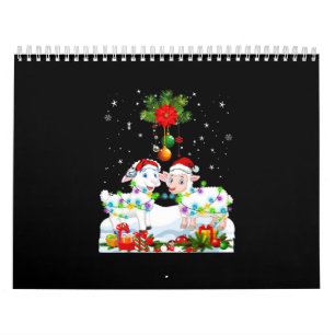 Calendário Árvore de Natal Engraçado para Ovinos Presente