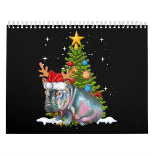 Calendário Árvore de Natal Hippopotamus