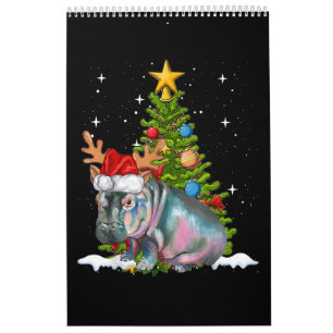Calendário Árvore de Natal Hippopotamus