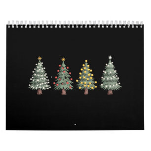 Calendário Árvore de Natal Presente de Férias Inverno