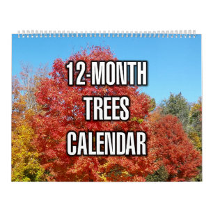 Calendário Árvores de 12 Meses