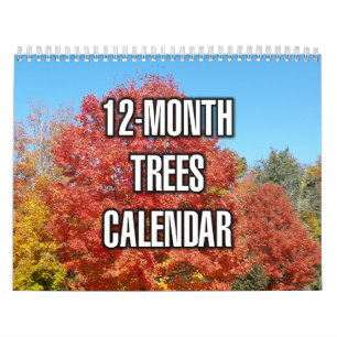 Calendário Árvores de 12 Meses